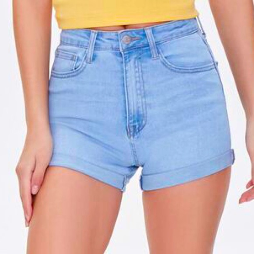 Forever 21 Curvy Denim Shorts